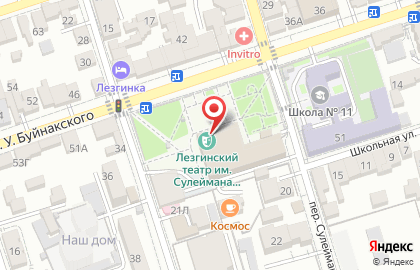 Государственный лезгинский музыкально-драматический театр им. Сулеймана Стальского на карте