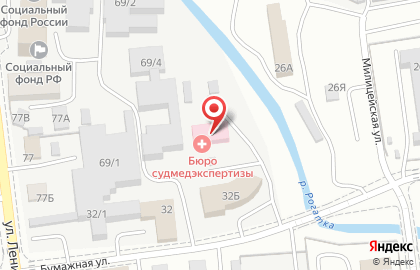 Сахалинское областное бюро судебно-медицинской экспертизы на карте