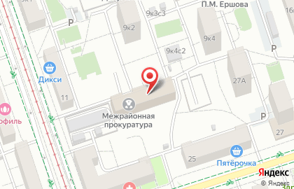 Перовский межрайонный следственный отдел на карте