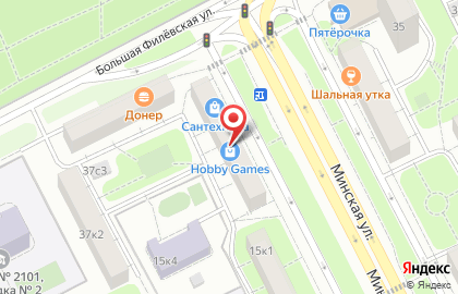Hobby Games – Москва, у м. "Филёвский парк" на карте