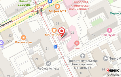 Семья клиник Юнит в Ленинском районе на карте
