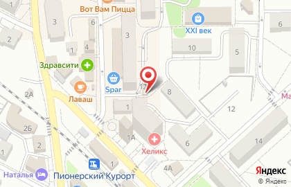Кулинария Кафетерий на карте