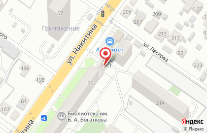 Продовольственный магазин Айсберг в Октябрьском районе на карте
