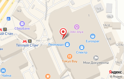 Банкомат СберБанк в Ясенево на карте
