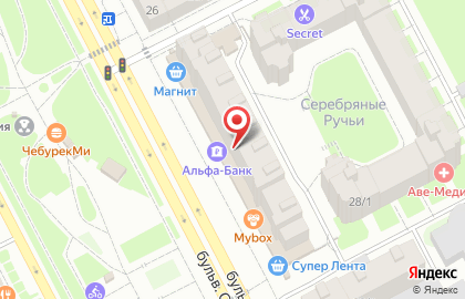 Магазин натуральных продуктов Фермер-Центр.рф на бульваре Строителей на карте
