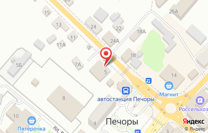 Магазин мясной продукции Великолукский мясокомбинат на Юрьевской улице на карте