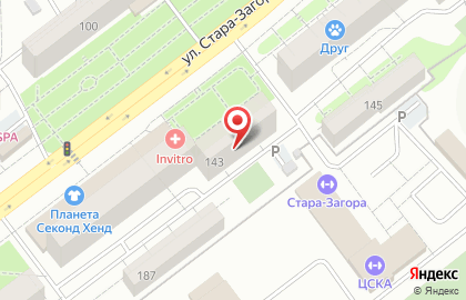 Агентство Недвижимости Византия на улице Стара Загора на карте