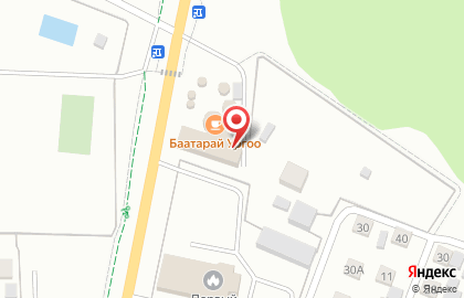 Кафе-юрта Баатарай Ургоо в Железнодорожном районе на карте