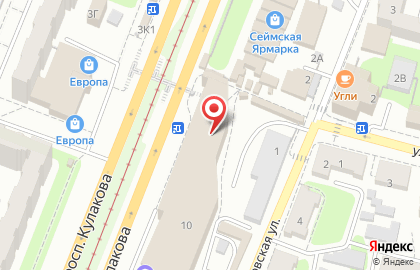 Телекоммуникационный центр Дом.ru на Харьковской улице на карте