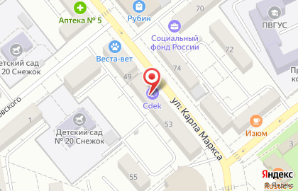 Компания Кирстрой на улице Карла Маркса на карте