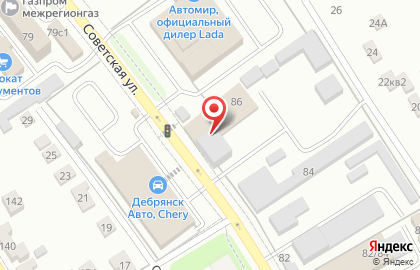 Торгово-производственная компания на Советской улице на карте