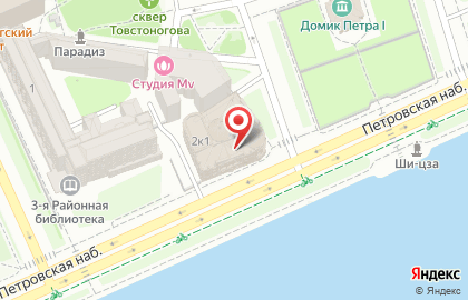 Аппарат полномочного представителя Президента РФ в Северо-Западном федеральном округе в Санкт-Петербурге на карте