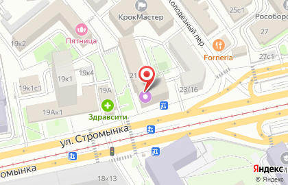 Вейп - шоп Свеже Сладкий на Стромынке на карте