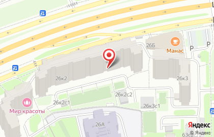 Парикмахерская в Москве на карте