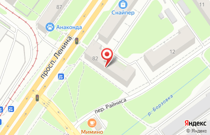 Юридическая компания Любимый-ЮрАдрес на проспекте Ленина на карте