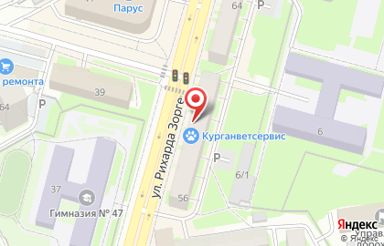 Магазин СемьЯ на улице Рихарда Зорге на карте