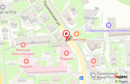 Магазин косметики и бытовой химии Магнит Косметик на Пушкинской улице на карте