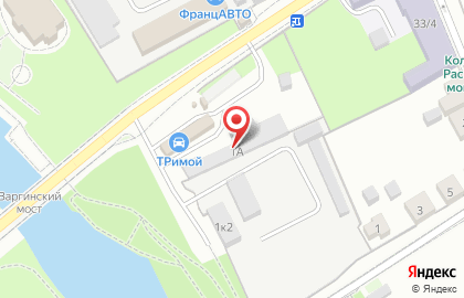 Автосервис Автолекарь на улице Аристова на карте