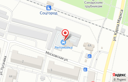 Автосервис На Московской на Московской улице на карте