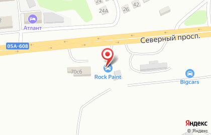 Магазин Rock paint на Северном проспекте на карте