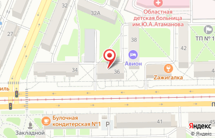 Салон-парикмахерская, ИП Самсонова Е.Ю. на карте
