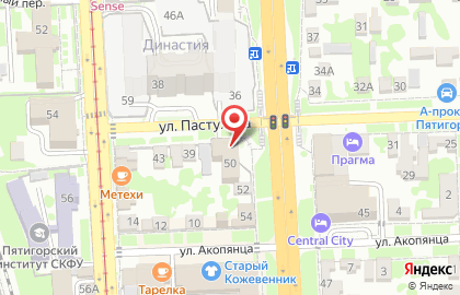 Центр занятости населения г. Пятигорска на карте