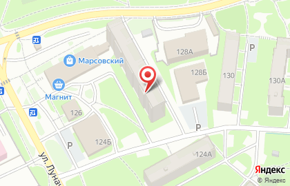 Гипермаркет Магнит в Твери на карте