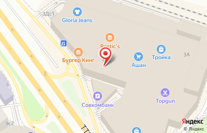 Банкомат Росбанк на метро Красносельская на карте