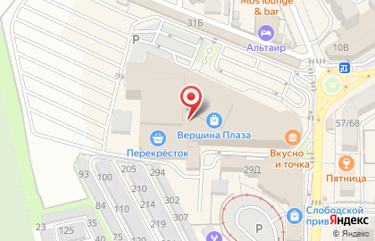 Ресторан быстрого питания Бургер Кинг в Пятигорске на карте