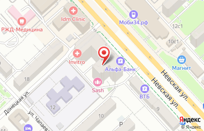 Клиника ортопедии и травматологии на Невской улице на карте