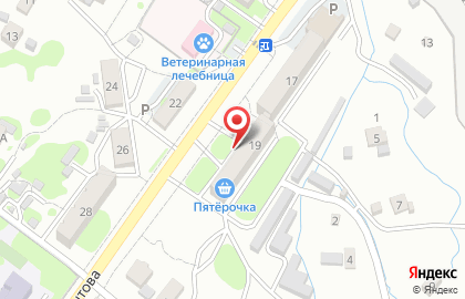 Магазин промтоваров на улице Лермонтова на карте