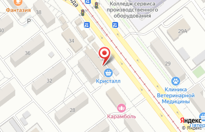 Магазин по продаже мяса на улице 22 Партсъезда на карте