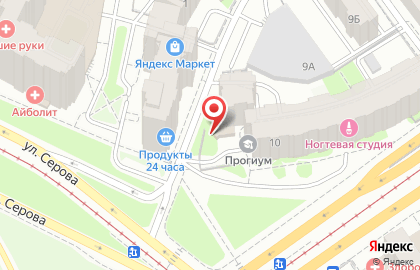 Строительная компания Инжстрой в Московском районе на карте