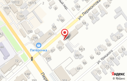 Магазин крафтового пива Танкер на ​Лермонтова на карте