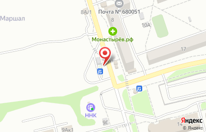 Киоск фастфудной продукции Микс Фуд на улице Ворошилова на карте