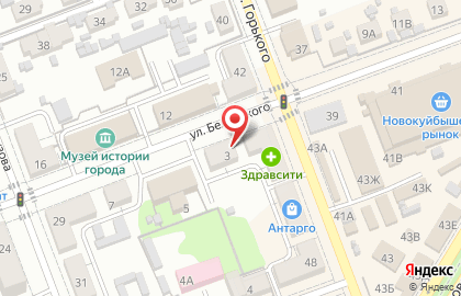 Мастерская по ремонту обуви на улице Белинского на карте