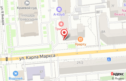 Детская библиотека им. А. П. Гайдара на улице Карла Маркса на карте