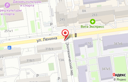 Тривижн 3х6м. на улице Ленина на карте
