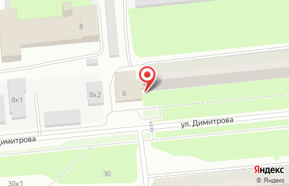 Магазин у дома Бристоль на улице Димитрова на карте