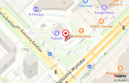 Банкомат ФКБ Петрокоммерц на улице Маршала Жукова на карте
