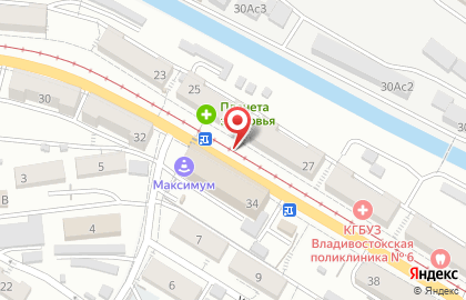 Киоск печатной продукции Владпресса в Первомайском районе на карте
