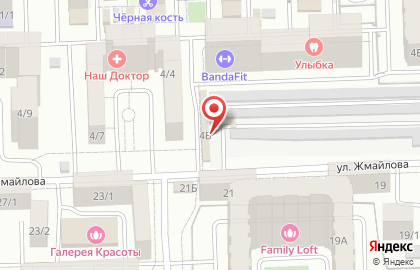 Кондитерская лавка на улице Жмайлова на карте