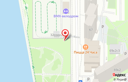 Печатники, BMX-велодром на карте