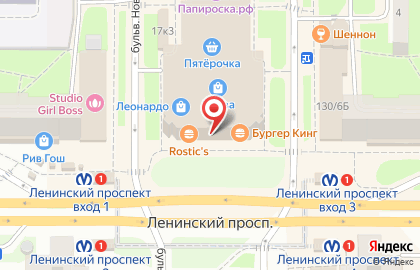 Сервисный центр RM на Ленинском проспекте на карте