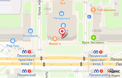 Центр бытовых услуг Город мастеров на Ленинском проспекте на карте