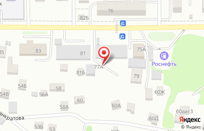 Автостоянка в Барнауле на карте