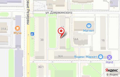 Парикмахерская Комильфо на улице Дзержинского на карте