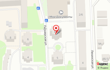 Городская база цветов на улице Пионерская на карте