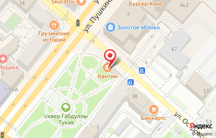 Бар Торговый Союз-Волга на улице Островского на карте