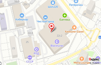 Универсал на Маломосковской улице на карте